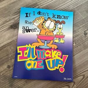 garfield jim davis paws vintage portfolio folder